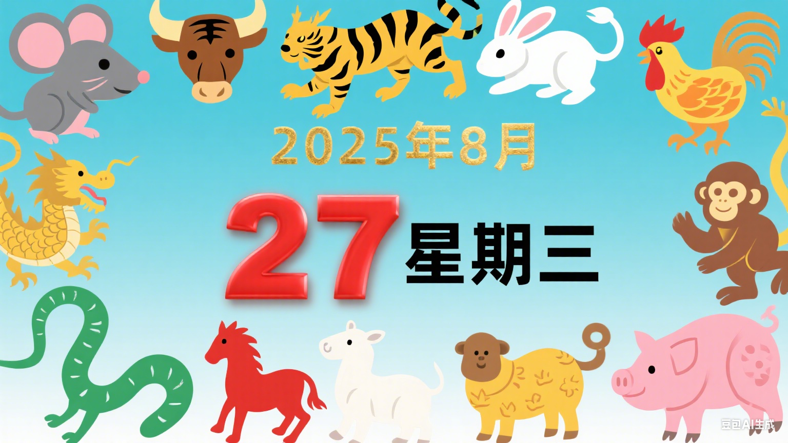 2025年8月27日 (星期三)黄历
