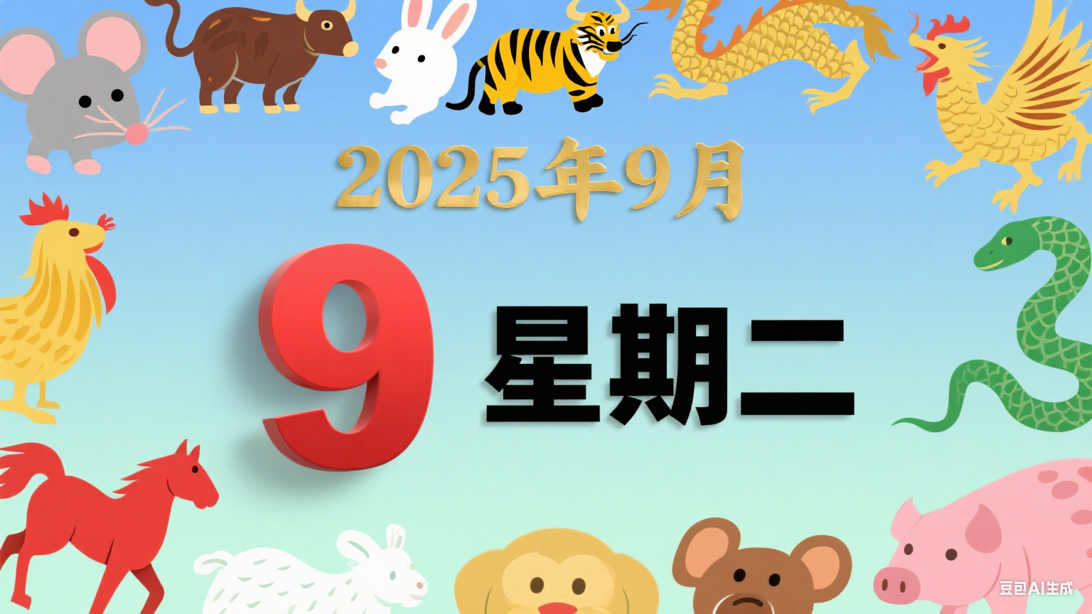 2025年9月9日 (星期二)黄历