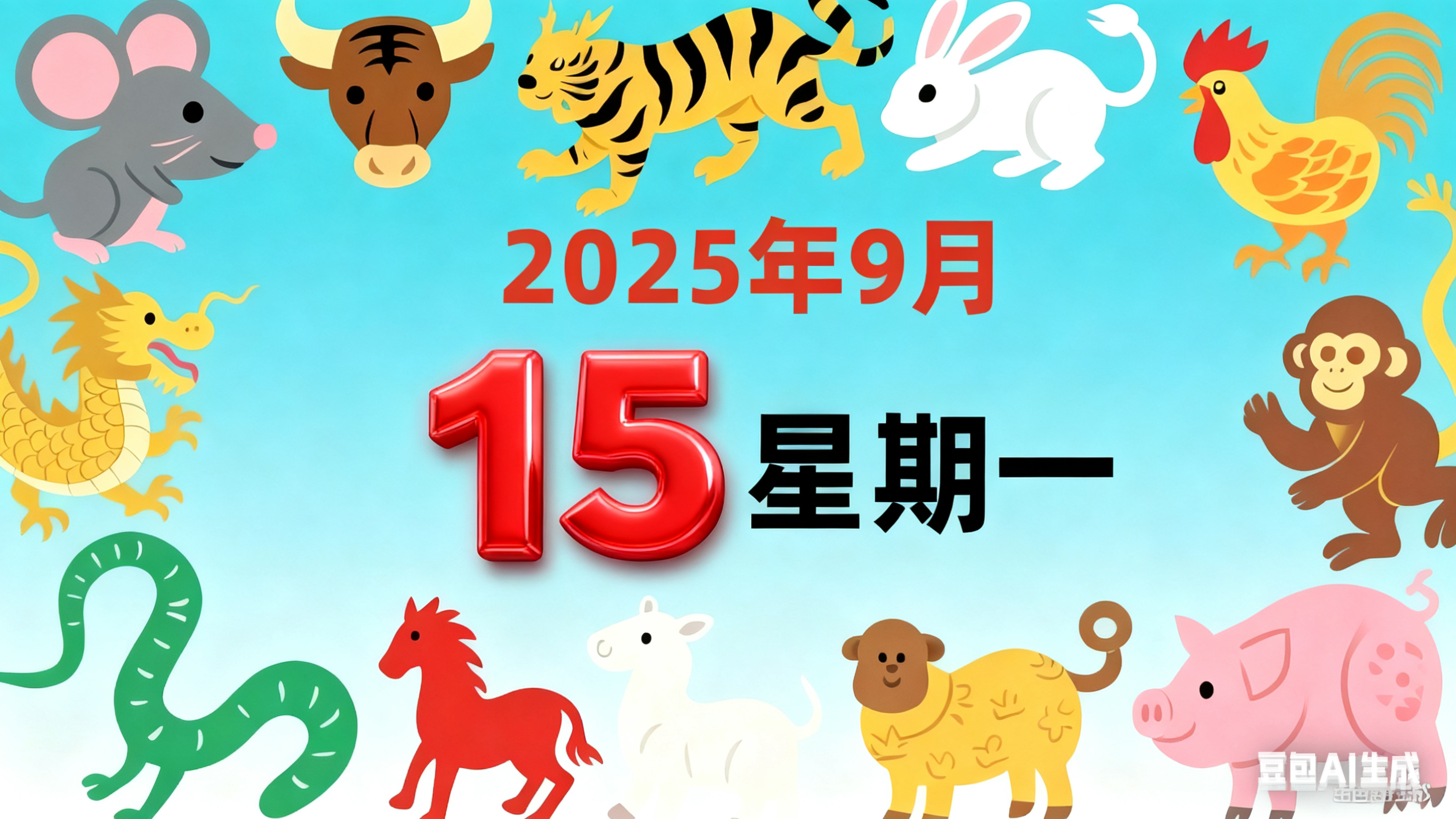 2025年9月15日（星期一）黄历