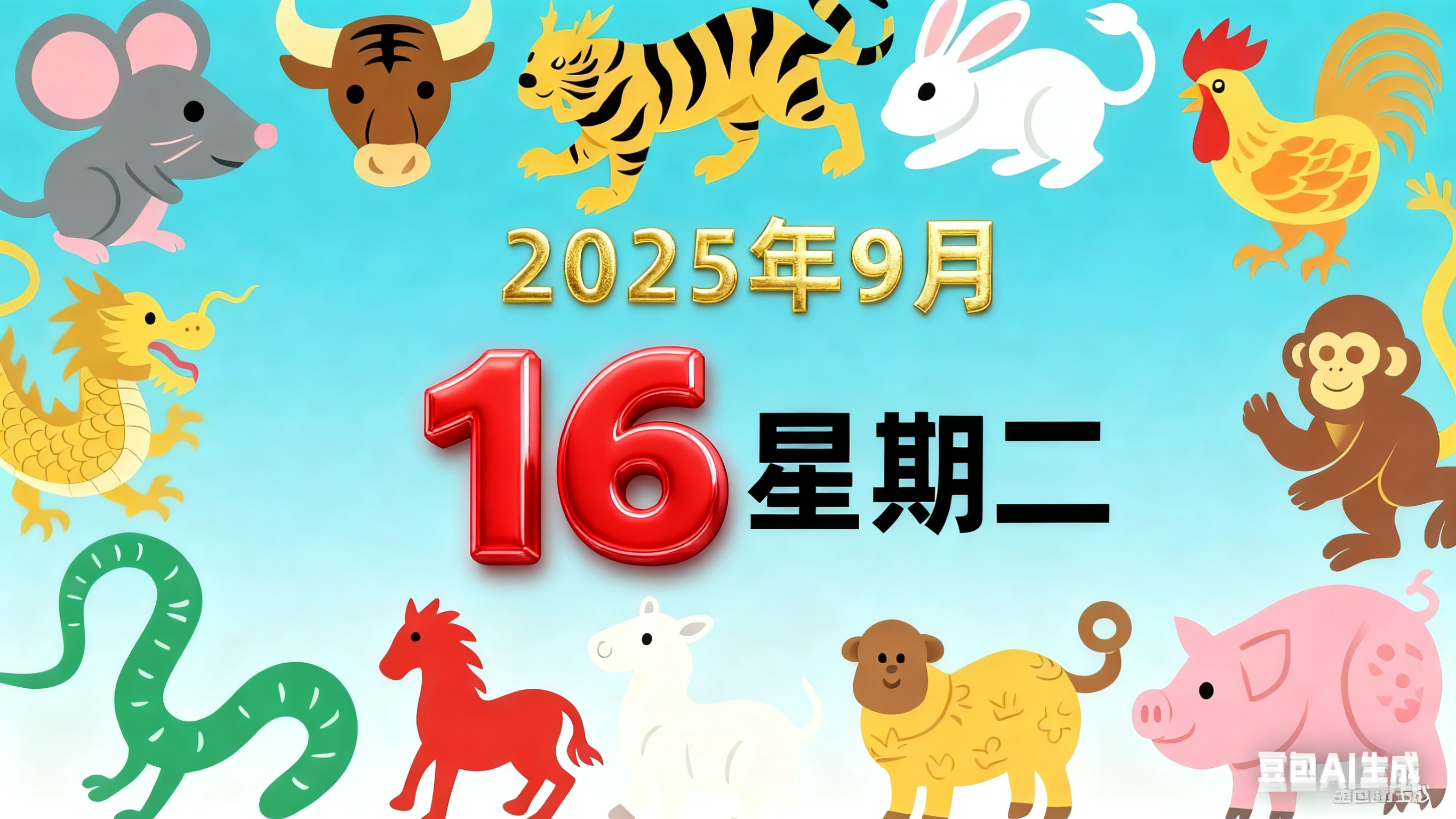 2025年9月16日（星期二）黄历