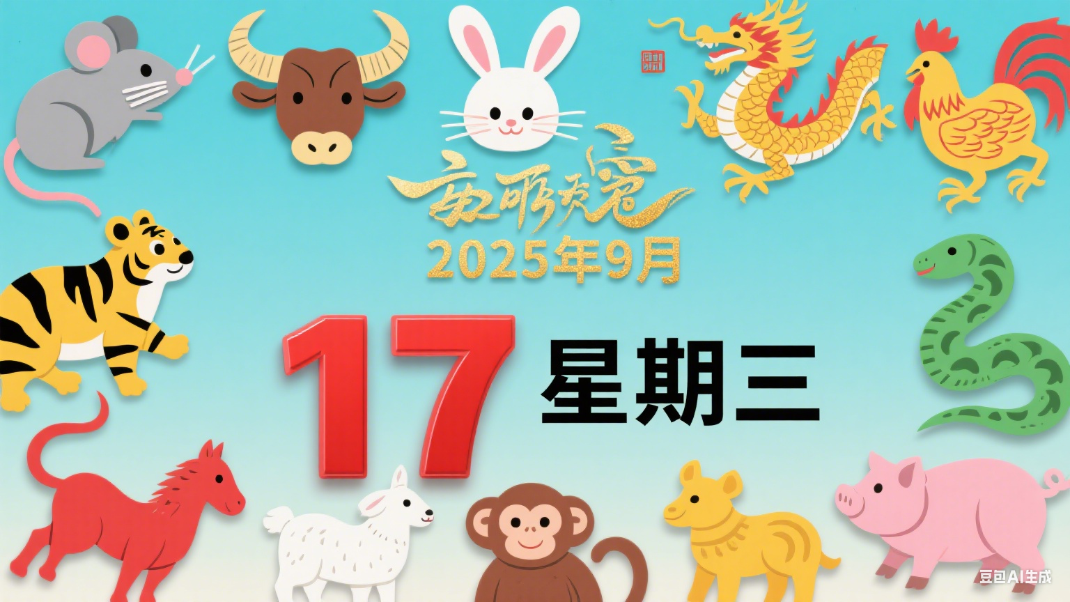 2025年9月17日（星期三）黄历