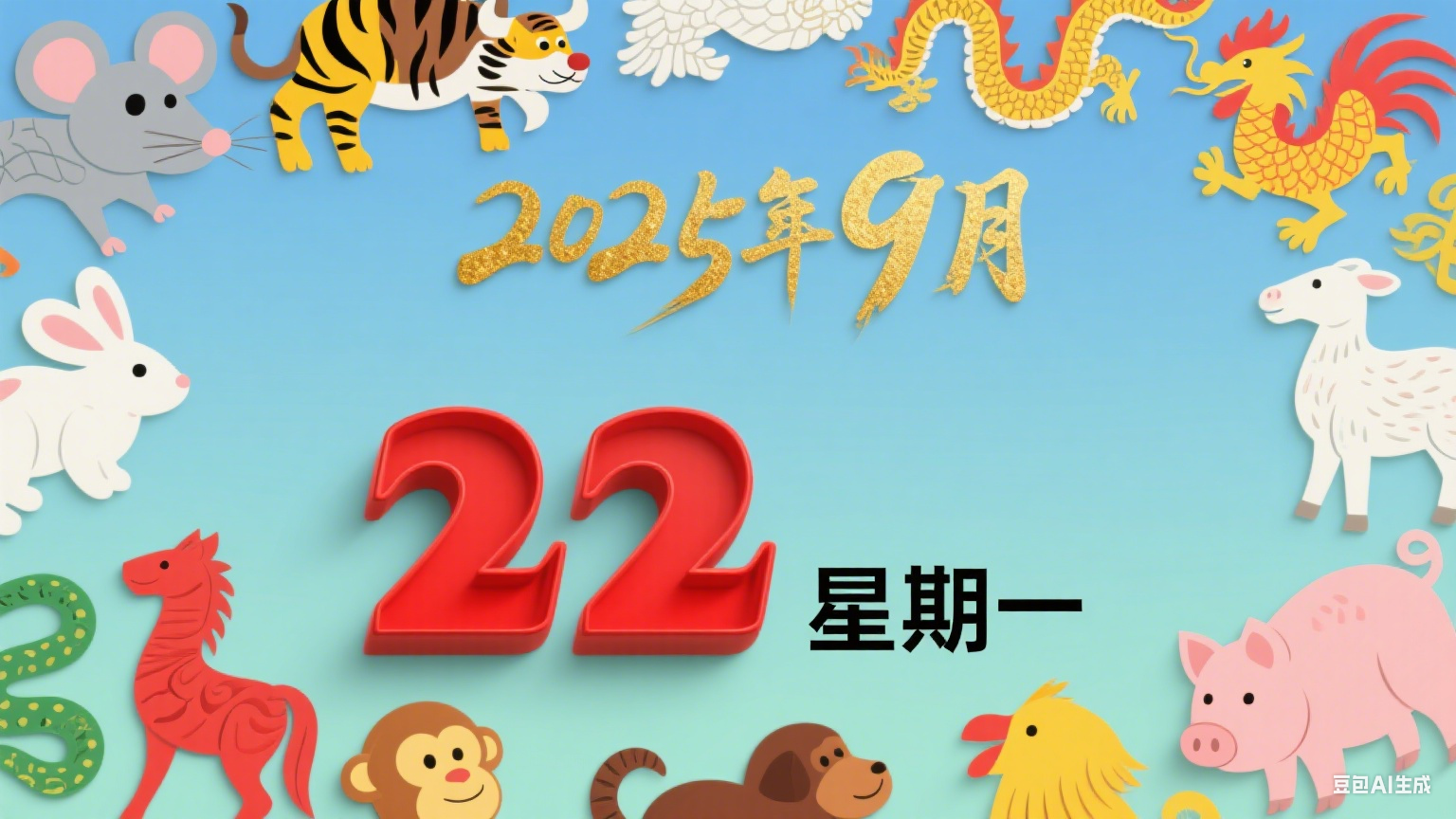 2025年9月22日（星期一 ）黄历