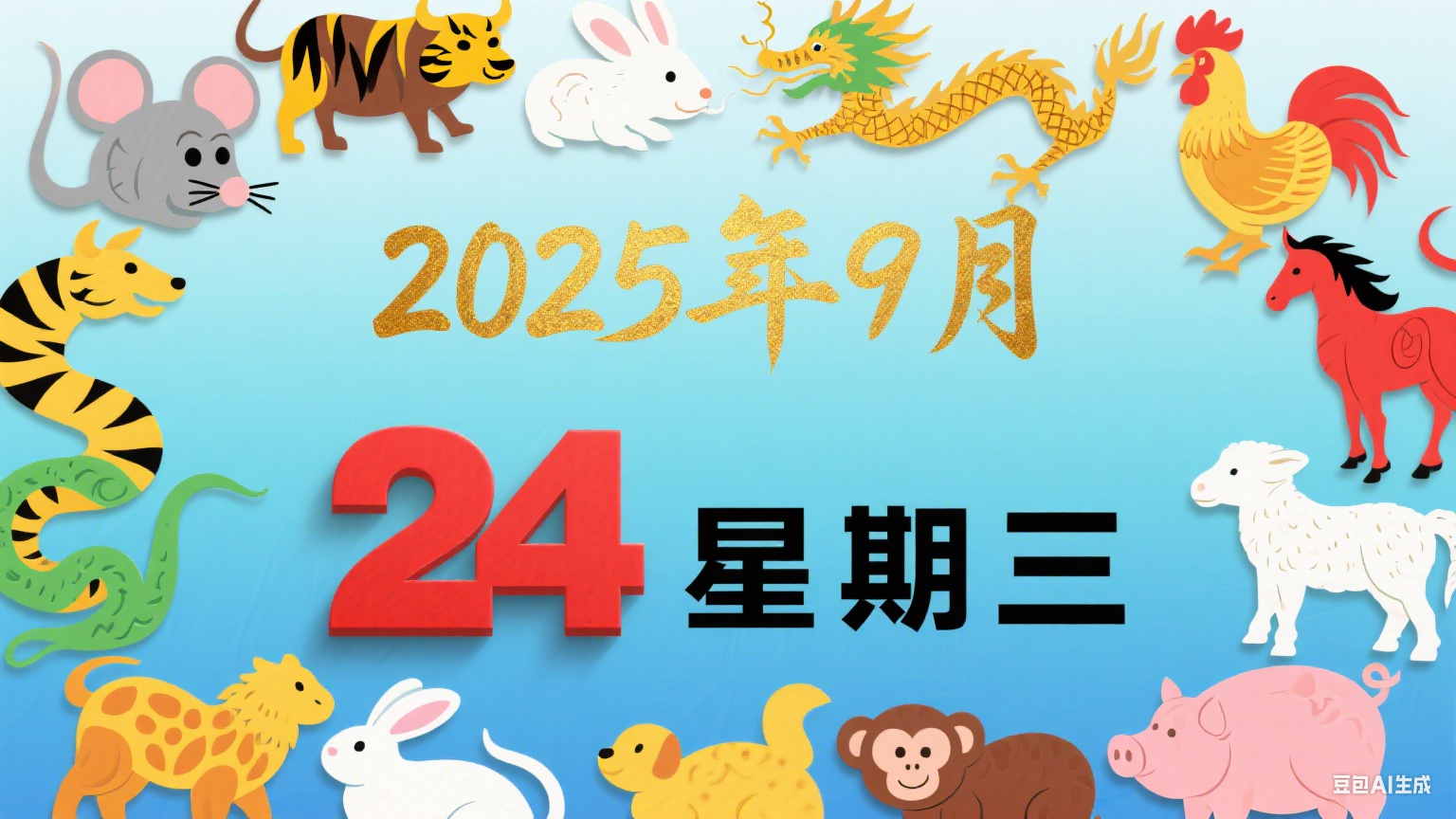 2025年9月24日（星期三）黄历