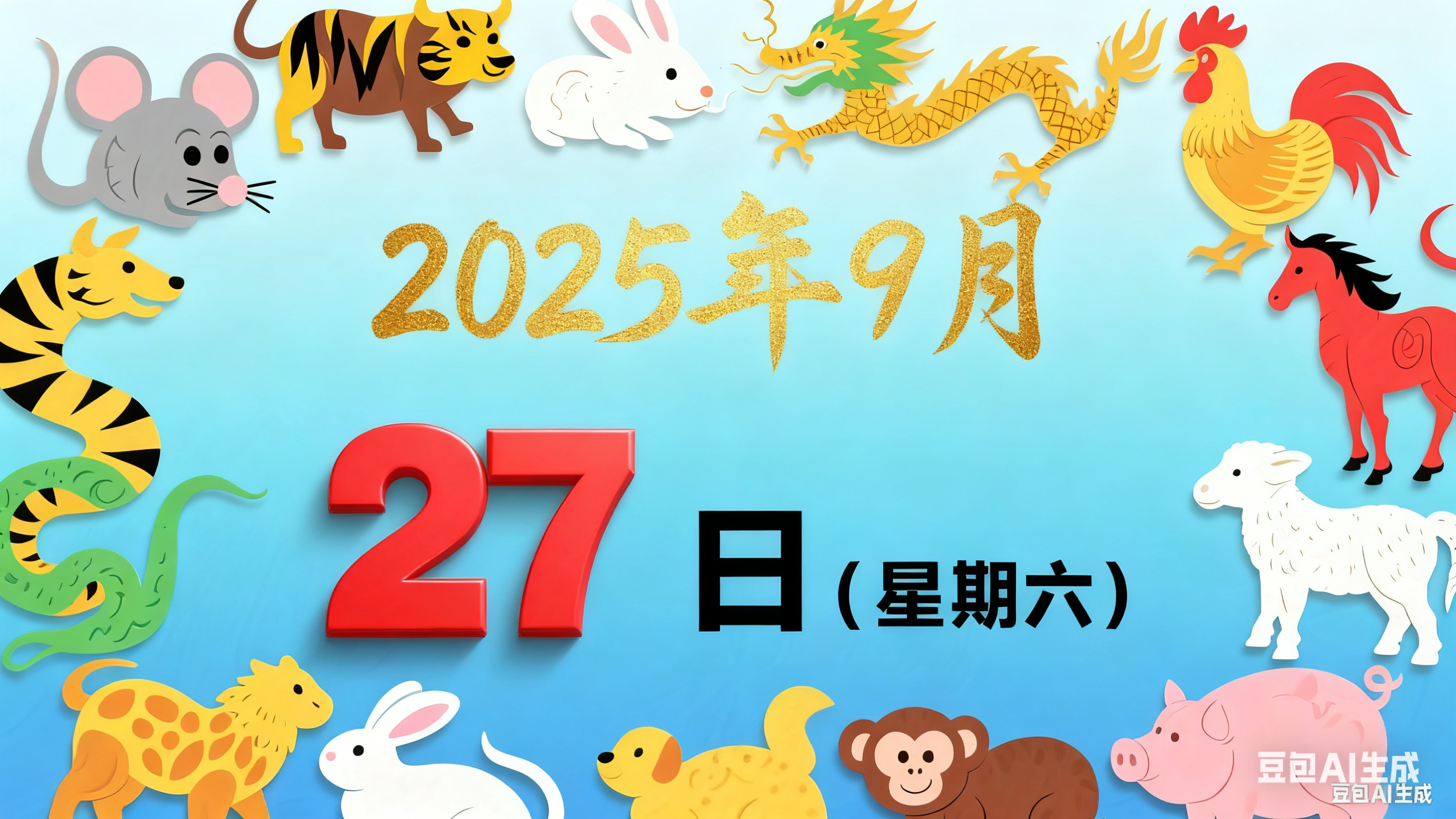 2025年9月27日（星期六）黄历