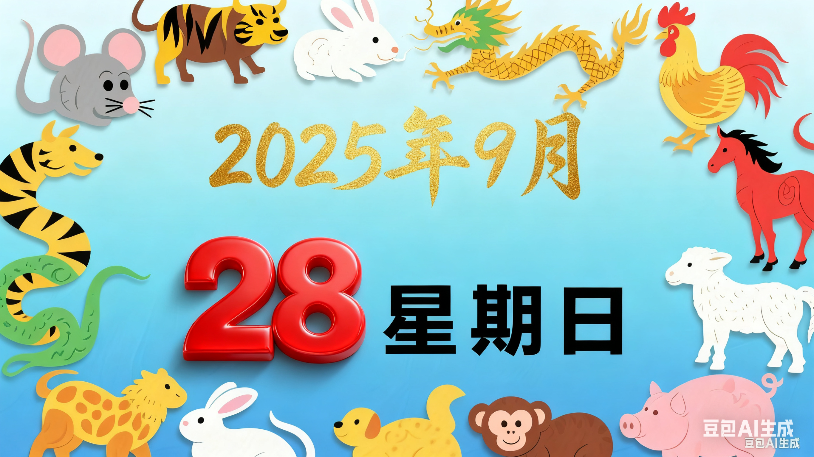2025年9月28日（星期日）黄历