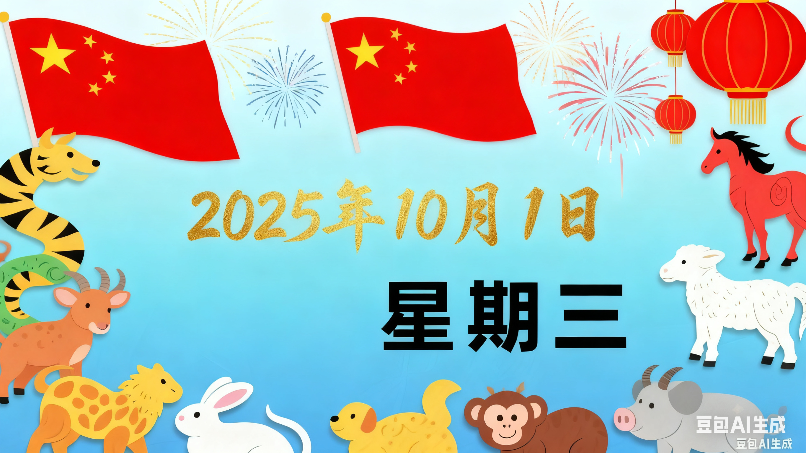 2025年10月1日国庆节